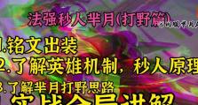 狂暴芈月对局出装攻略（携蛮力进战场！解析狂暴芈月的最佳装备选择和技巧运用）