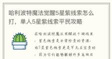 哈利波特魔法觉醒（揭秘如何击败龟壳怪物，获得高额经验和金币）