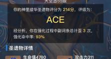 原神神里绫华圣遗物选择指南（打造最强的绫华，这些圣遗物绝对不能错过！）